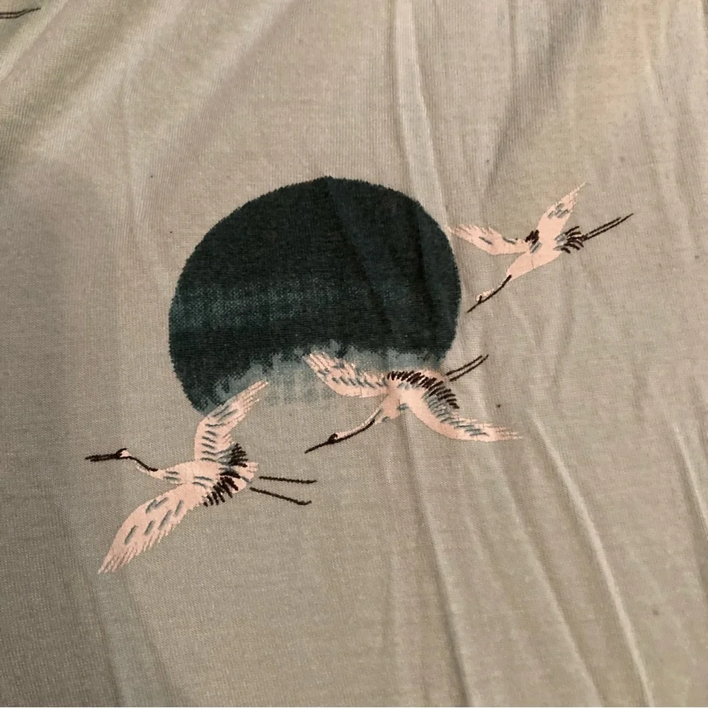 Kate Quinn the woods modal blue crane pajama pants - Picture 6 of 6